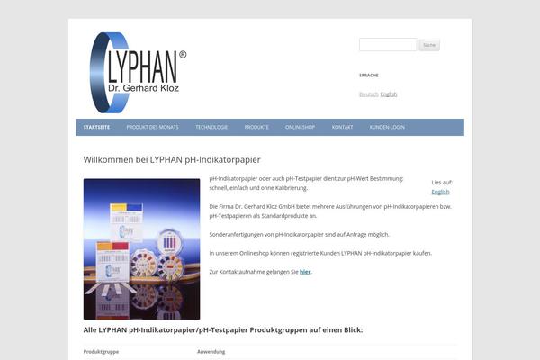 lyphan.de site used Lyphan