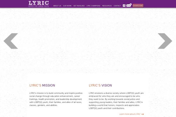 lyric.org site used Lyric_theme-grunt