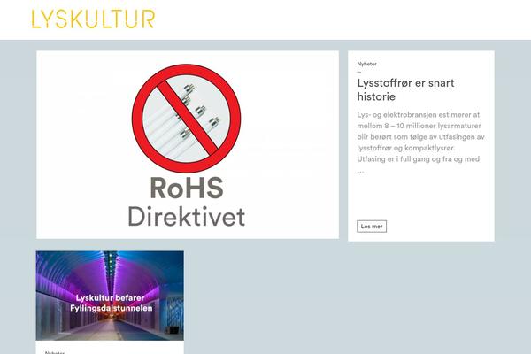 lyskultur.no site used Lyskultur
