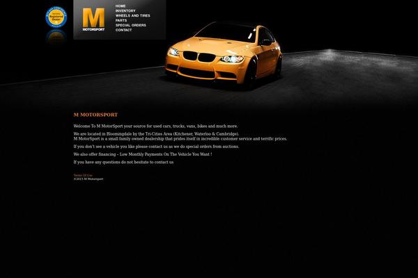 m-motorsport.ca site used Car_dealer
