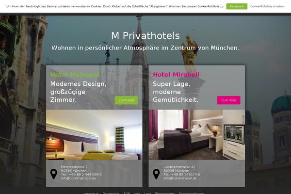 m-privathotels.de site used M-privathotels-theme