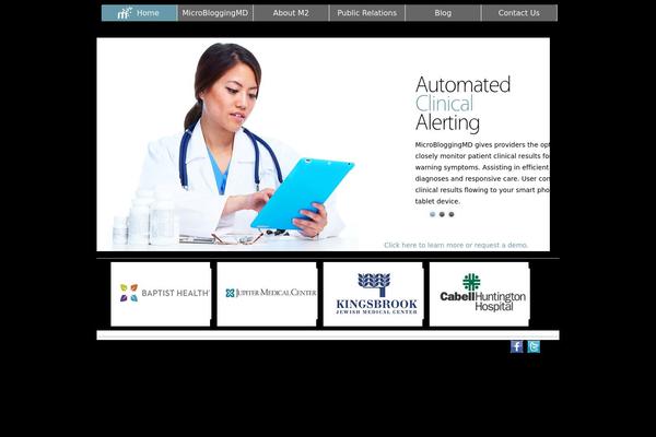 Twenty Twelve theme site design template sample