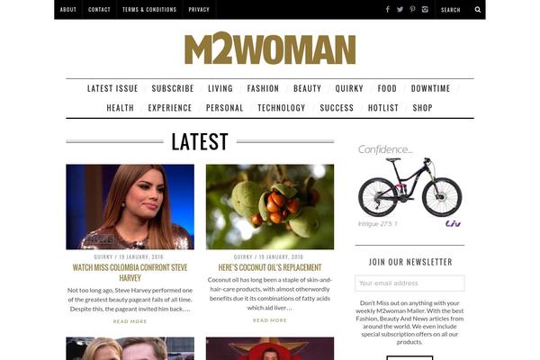 m2woman.co.nz site used Themify-infinite