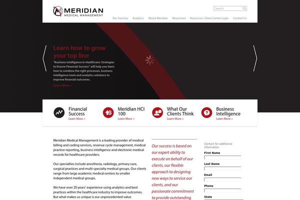 m3meridian.com site used Meridian