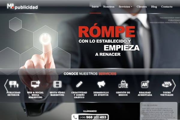m3publicidad.es site used M3publicidad