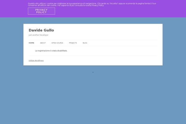WordPress website example screenshot