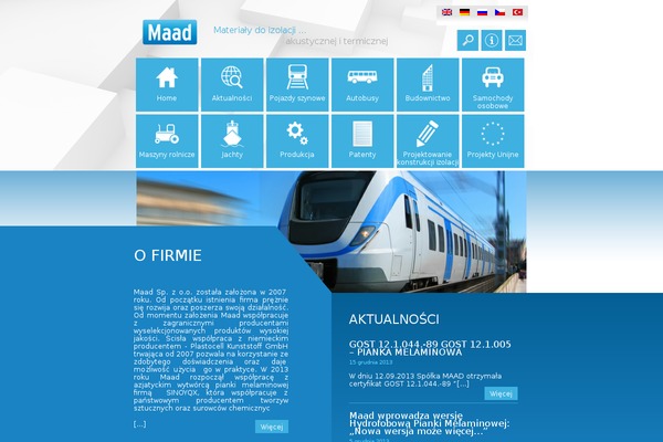 maad.com.pl site used Maad