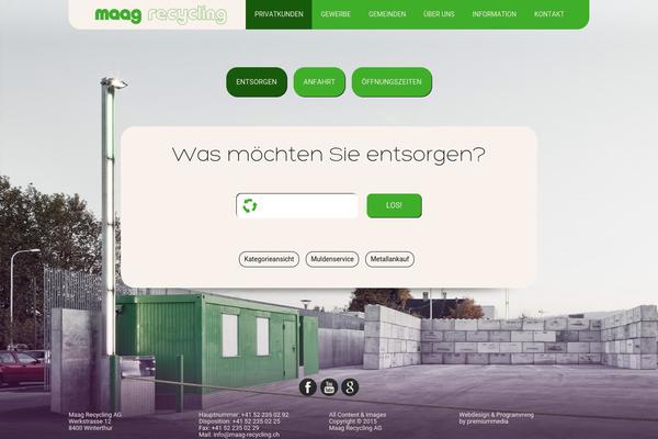 maag-recycling.ch site used Maag