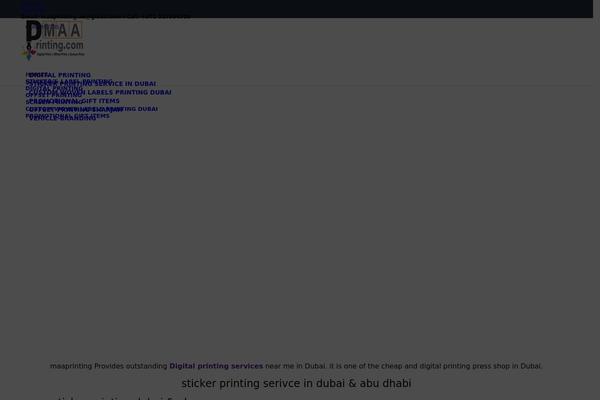 WordPress website example screenshot
