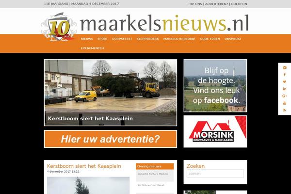maarkelsnieuws.nl site used Maarkelsnieuwsv2