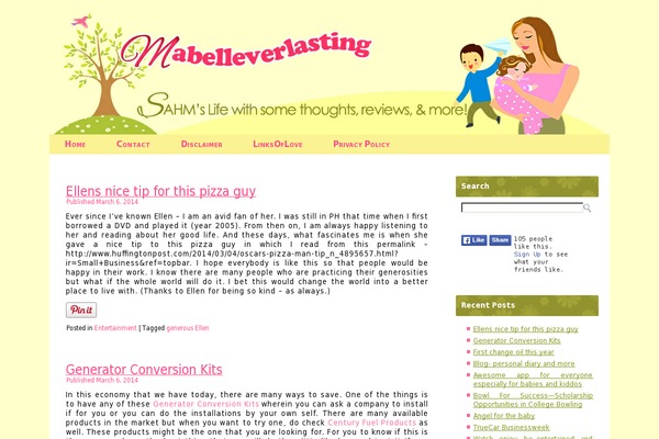 mabelleverlasting.com site used Natalie-child