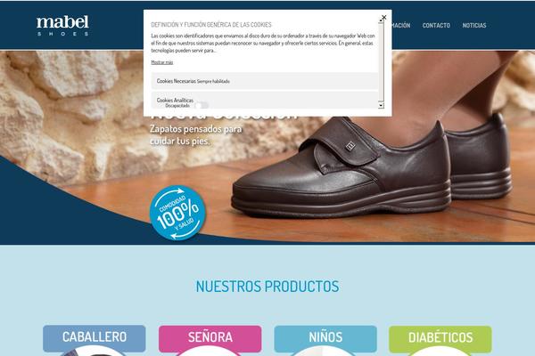 mabelshoes.com site used Wp_glory