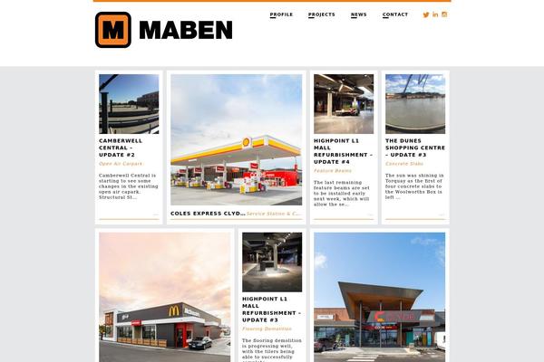 maben.com.au site used Maben