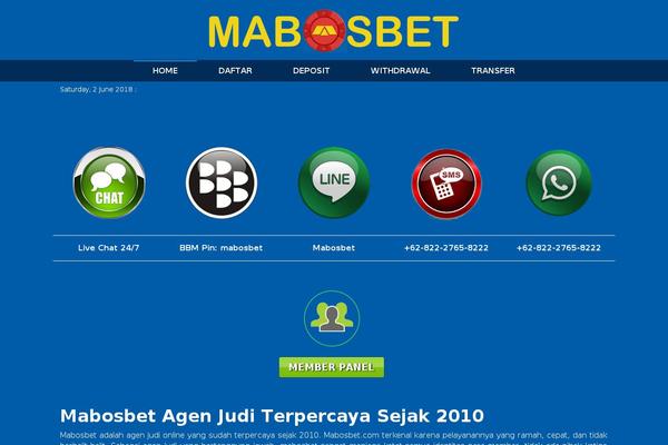 mabosvip.com site used Mabosbet_mx