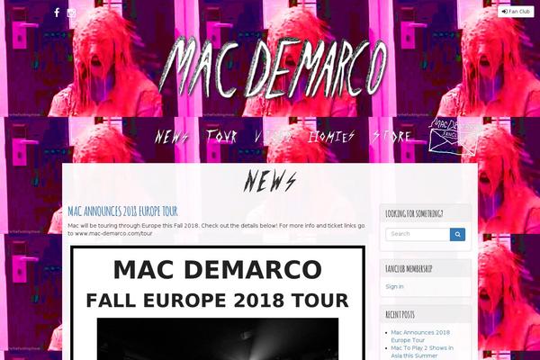 mac-demarco.com site used Macdemarco