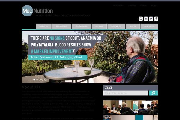 WordPress website example screenshot
