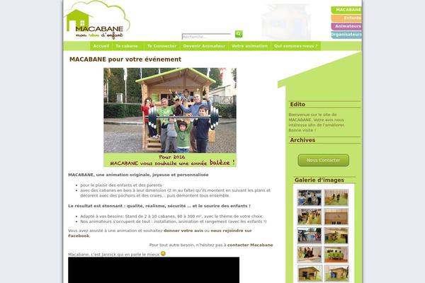 WordPress website example screenshot