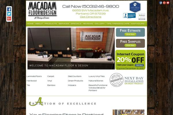macadamfloors.com site used Macadam