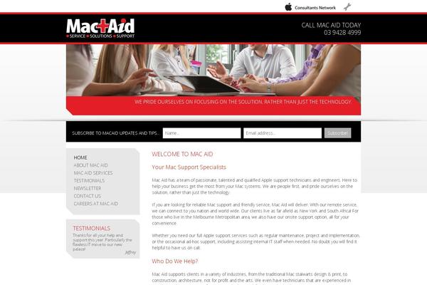 macaid.com.au site used Mac-aid