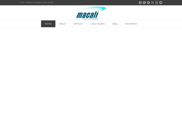 WordPress website example screenshot
