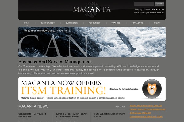 macanta.com.au site used Macanta-custom