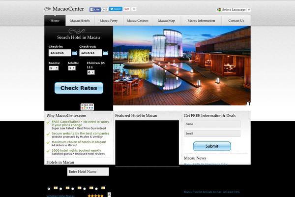 macaocenter.com site used Macau