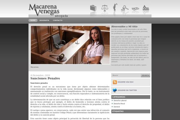 macarenavenegas.cl site used iBusiness