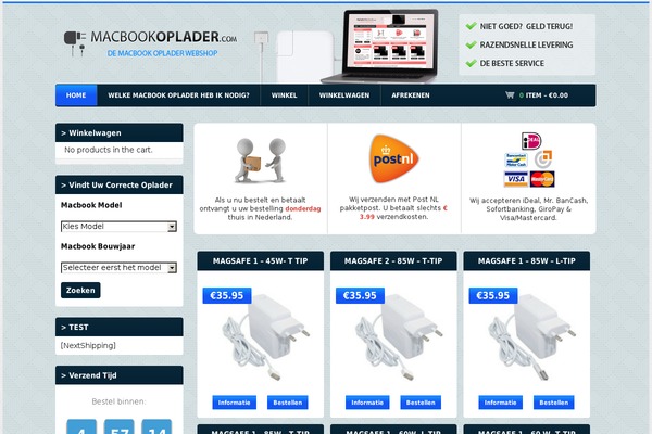 macbookoplader.com site used Macbookoplader