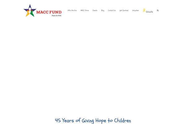 maccfund.org site used Tdr