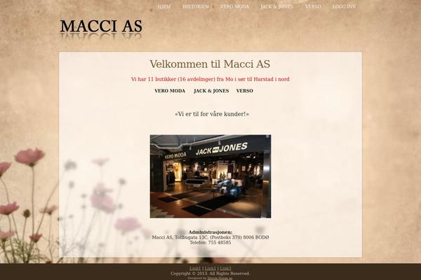 macci.no site used Maccino