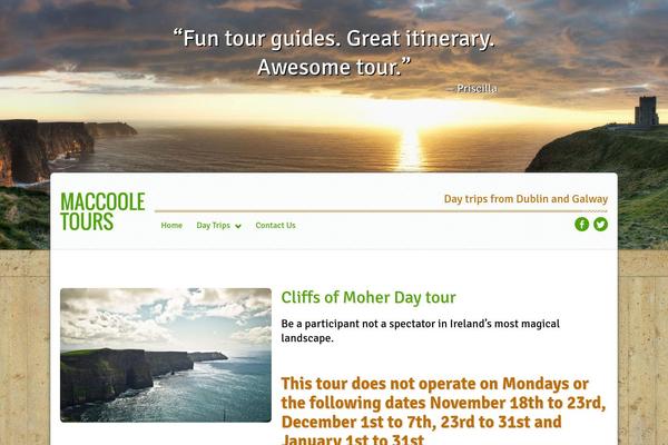 maccooletours.com site used Maccoole
