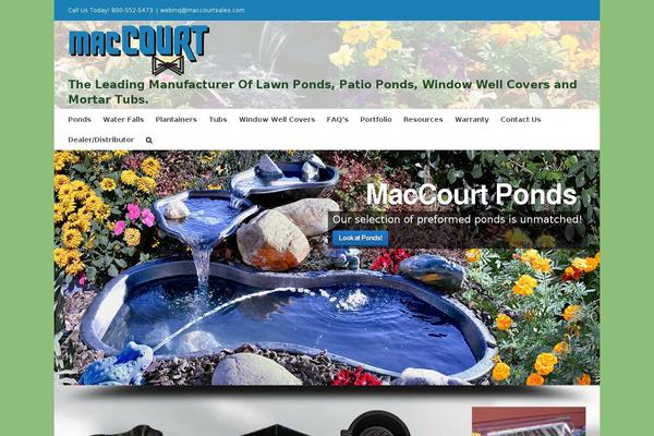 maccourt.com site used Avada_x