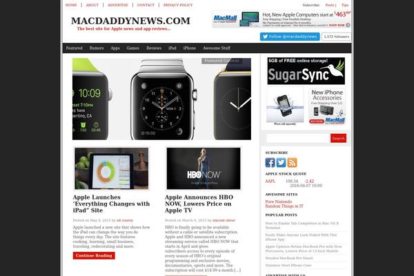 macdaddynews.com site used Thewebnews