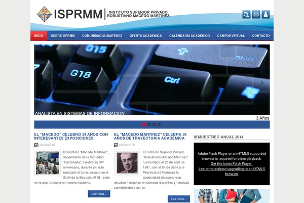 macedomartinezfsa.edu.ar site used Isprmm