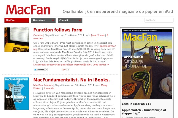 macfan.nl site used Macfan