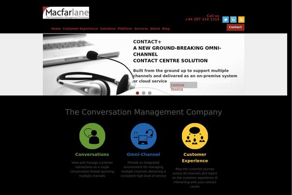 macfarlane theme websites examples