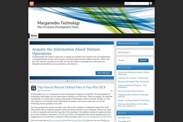 WordPress website example screenshot