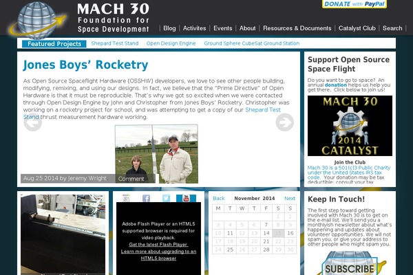 mach30.org site used Mach30