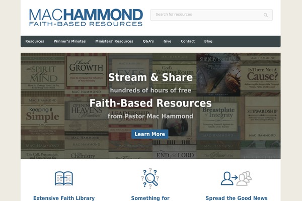 machammond.com site used Hammond