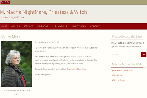 WordPress website example screenshot