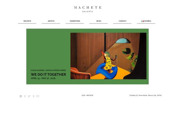 macheteart.com site used Machete