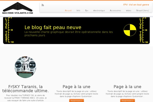 Customizr theme site design template sample