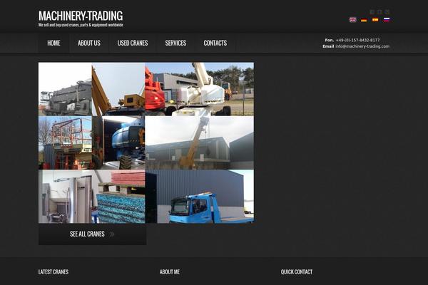 machinery-trading.com site used Theme1749