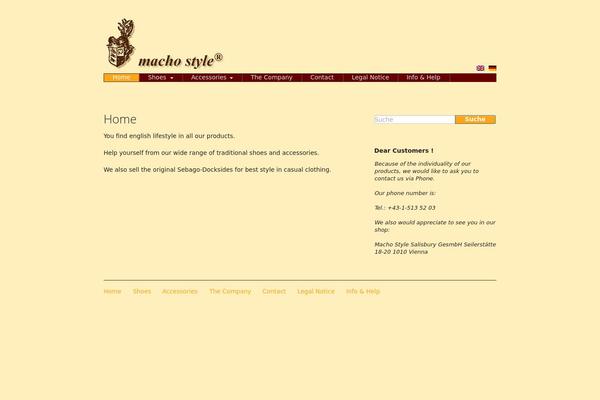 macho-style.com site used Macho-style