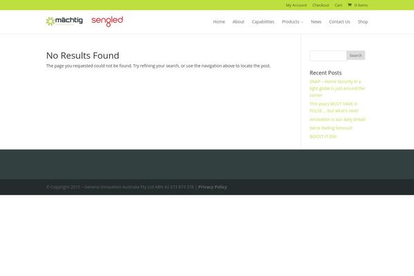WordPress website example screenshot