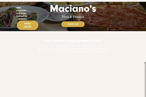 macianos.com site used Macianos