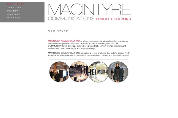 macintyrecommunications.com site used Maccomm