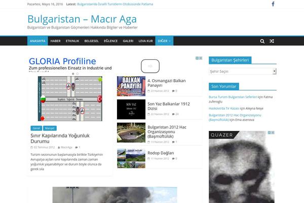WordPress website example screenshot