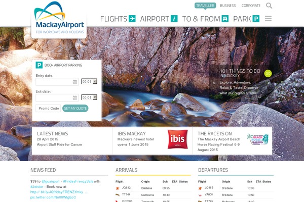 CairnsAirport theme websites examples