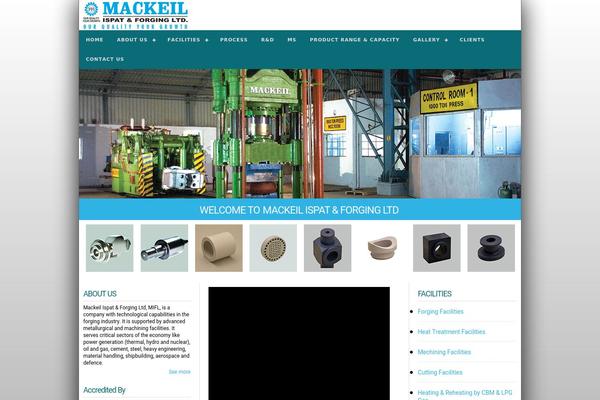 mackeilforgings.com site used Mackeil_ispat